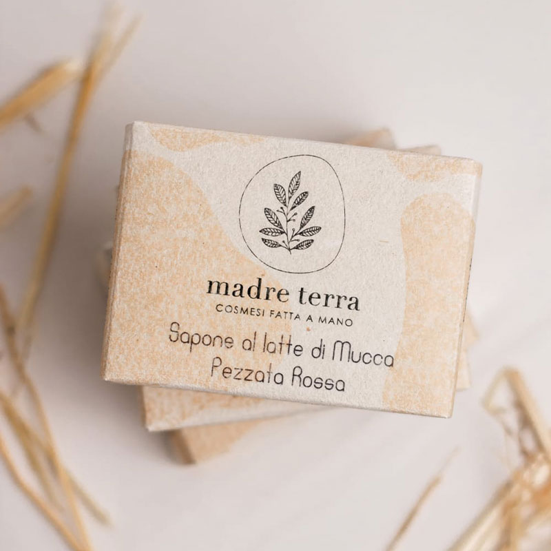 Sapone solido al latte di mucca pezzata rossa - immagine 4